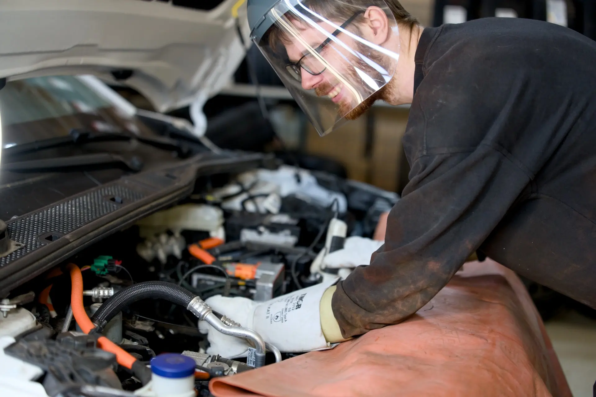 Service på værksted